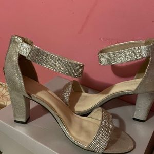 Marley silver heels